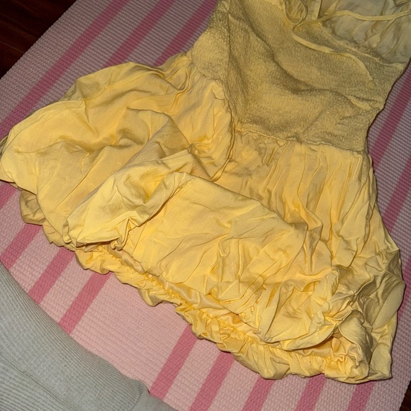 Fashion Nova Sunny Yellow Ruffle Dress - Picture 2 of 9